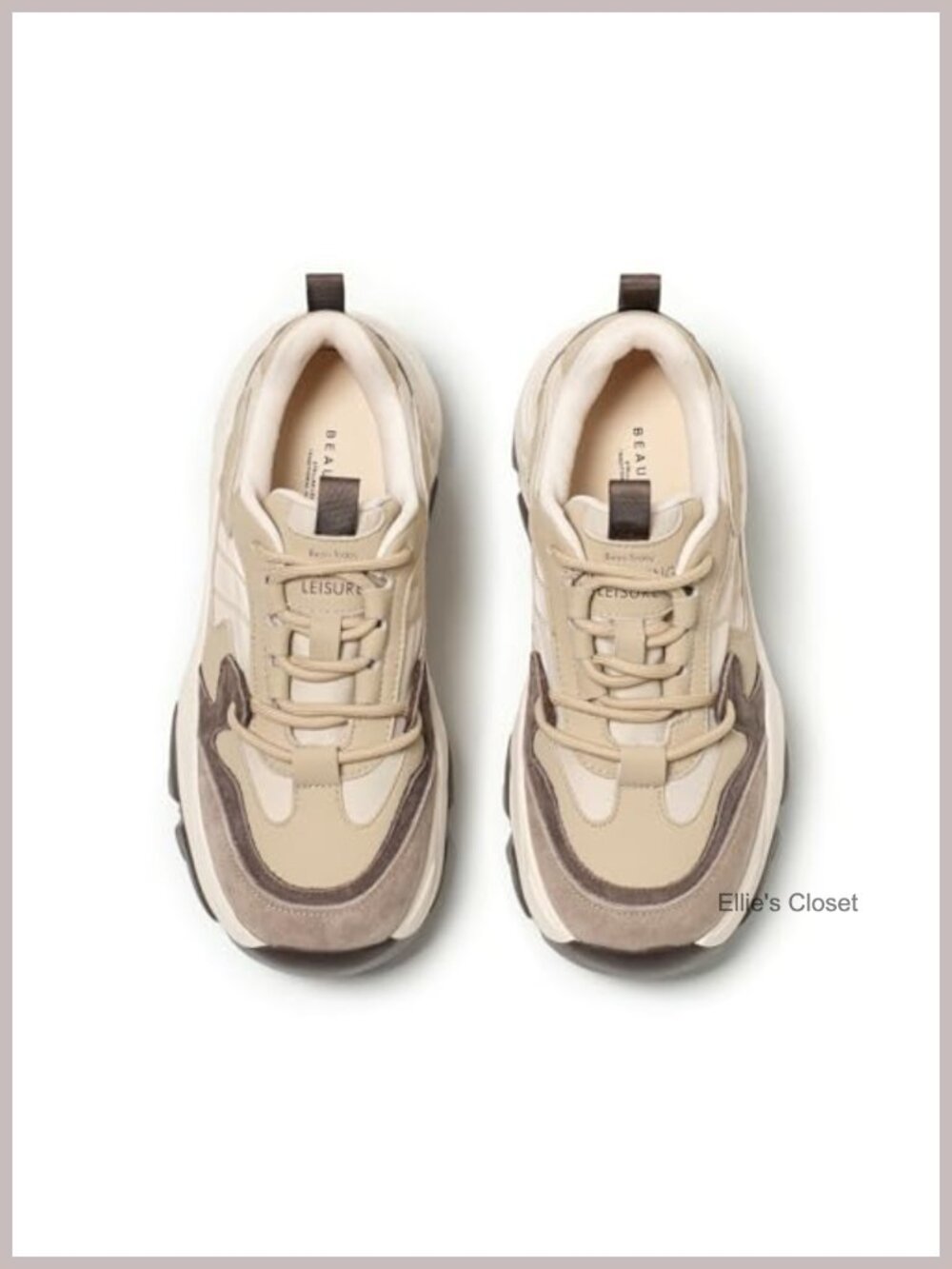 Chunky Fashion Sneakers for Women Lace-up Air Mesh Walking Tennis Dad Shoes